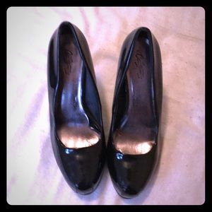 Black Patent Leather Heels